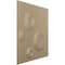 Ekena Millwork 11 7/8in. W x 11 7/8in. H Cole EnduraWall Decorative 3D Wall Panel Covers 0.98 Sq. Ft. WP12X12COECE - alternate 3